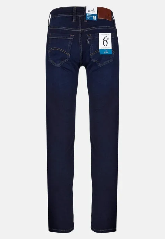6th Sense Nevada Stretch Straight Cut Jeans - Prussian Blue