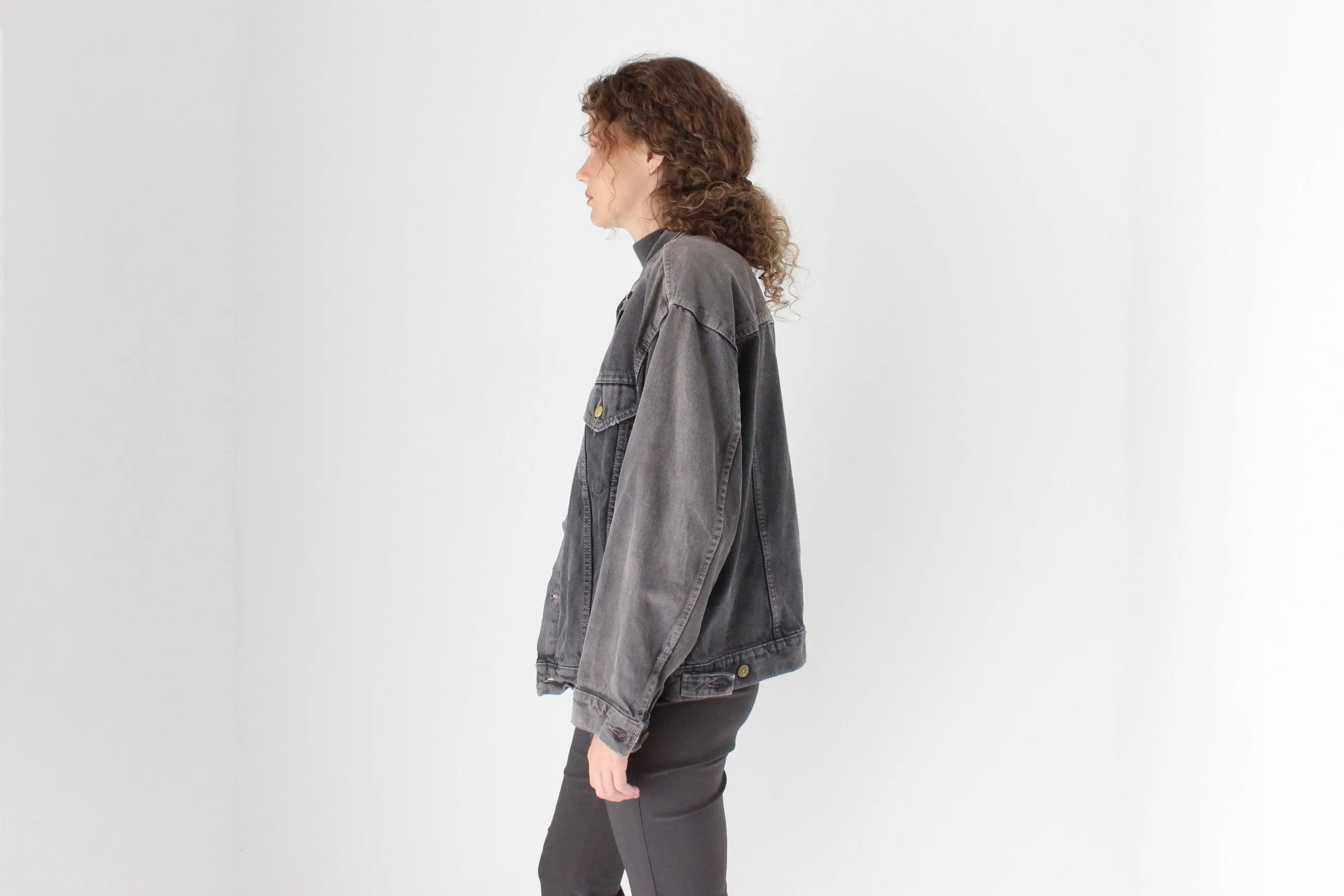 80s LEVIS Faded & Worn In Denim Trucker Jacket