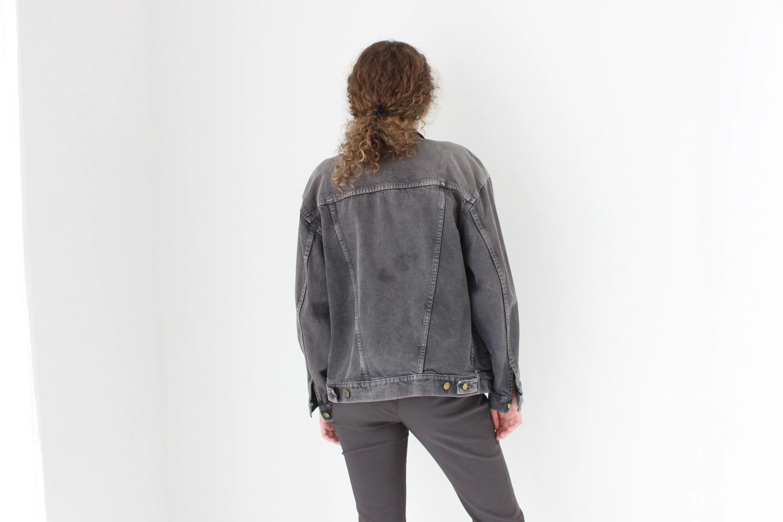 80s LEVIS Faded & Worn In Denim Trucker Jacket