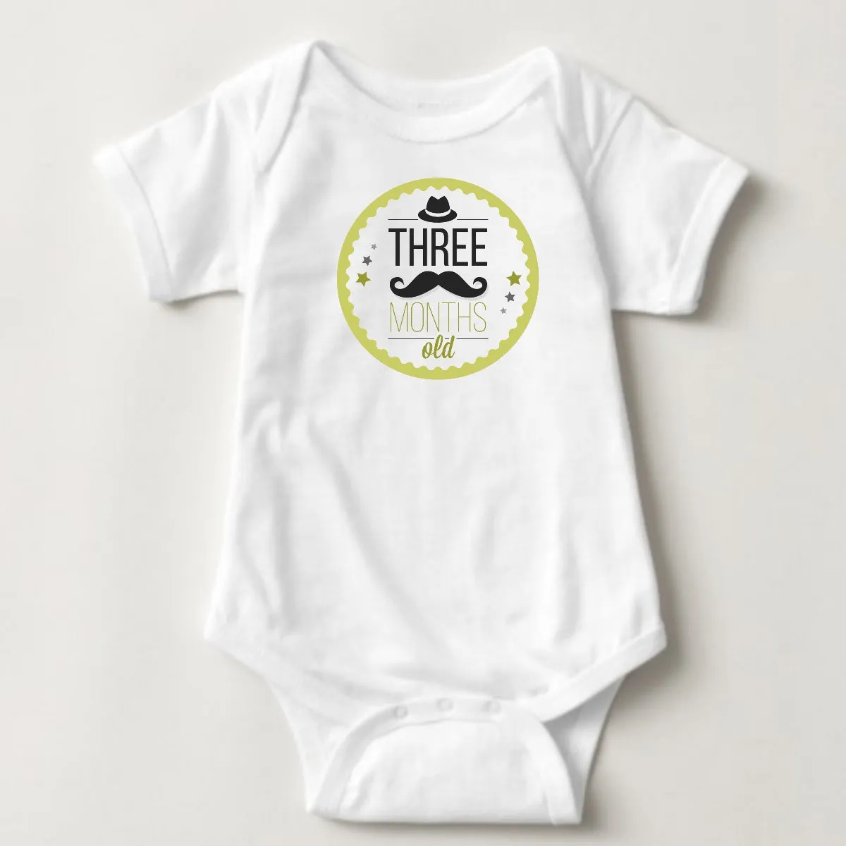 Baby Custom Monthly Onesies - Lil Man
