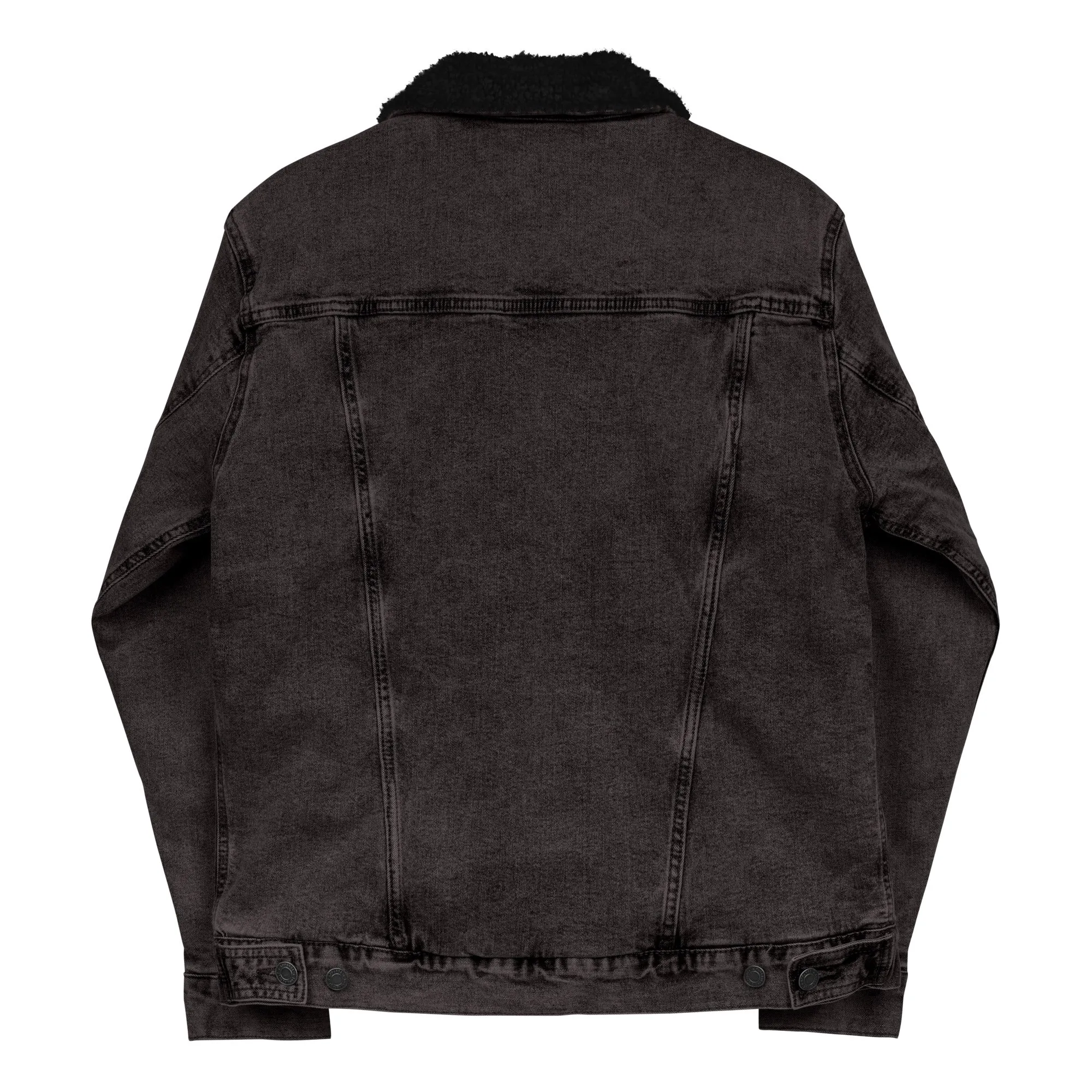 BE BRAVE Unisex Denim Sherpa Jacket