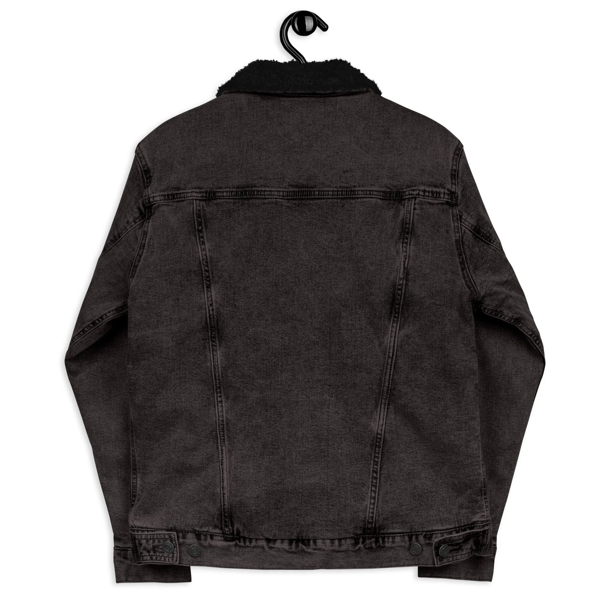 BE BRAVE Unisex Denim Sherpa Jacket