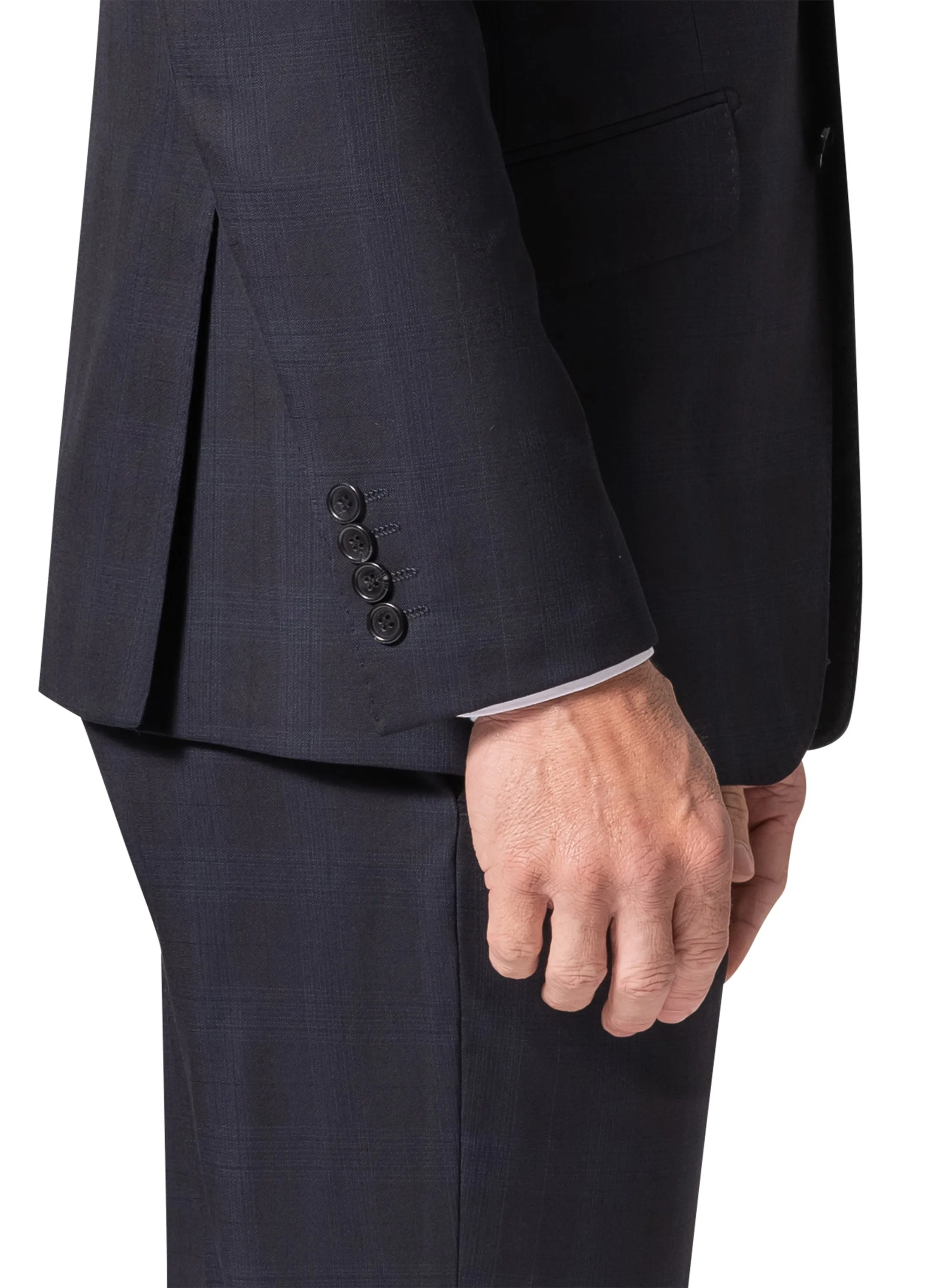 Bergamo Elegant Reda | 146.519 Slim Fit Suit - Black
