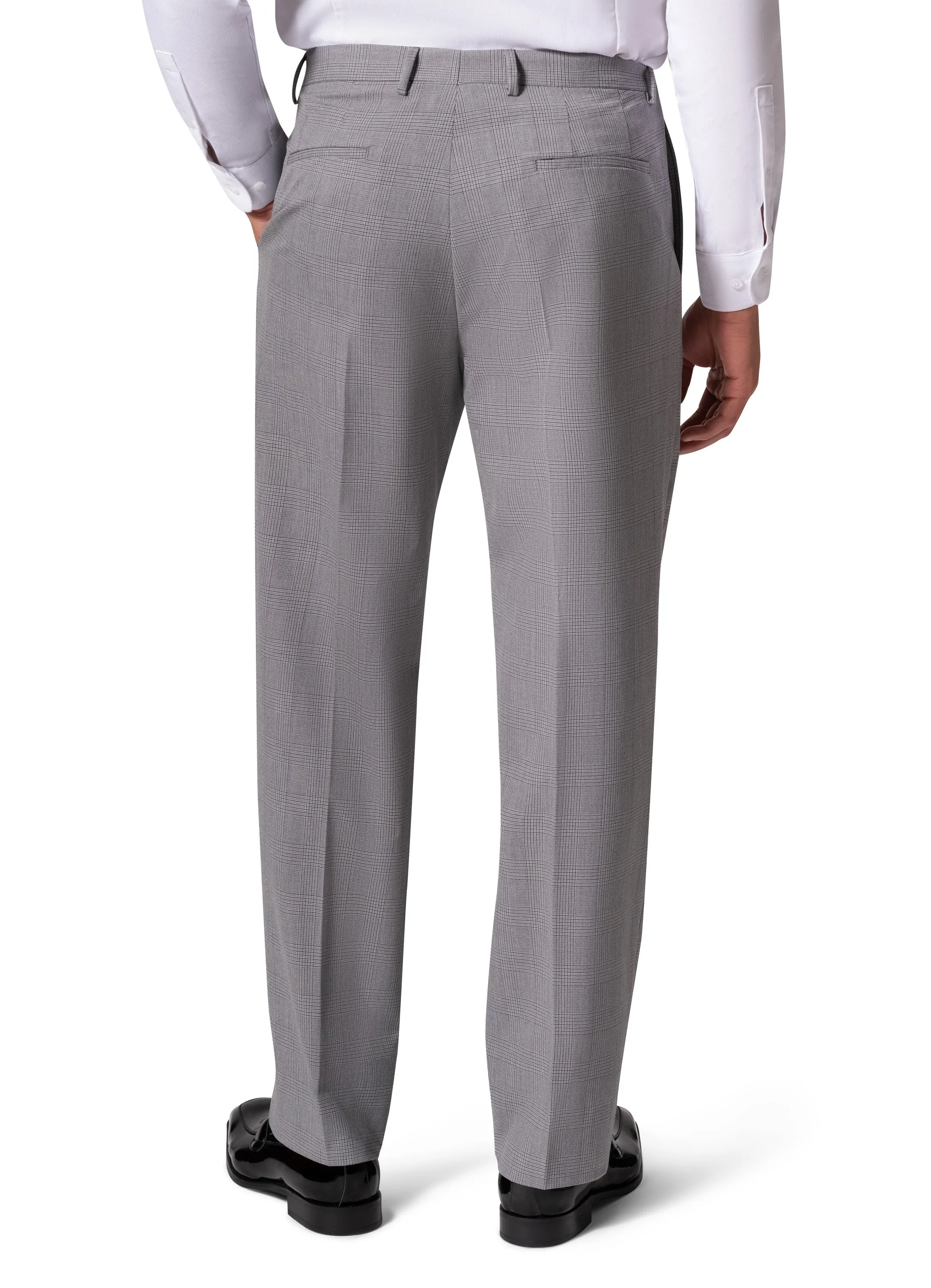 Bergamo Orange BP04KE-07 3PC Notch Slim Suit - Grey
