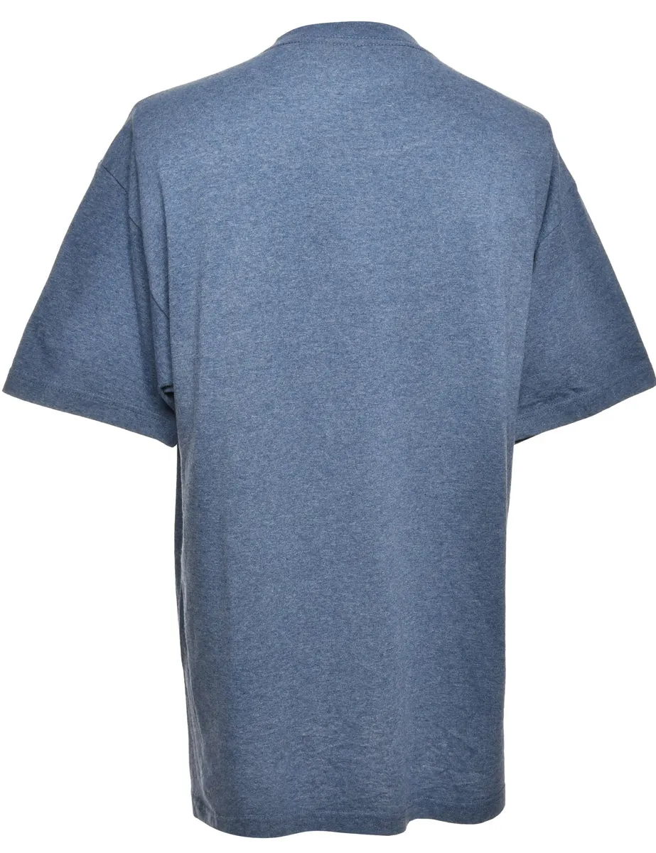 Blue Printed T-shirt - M