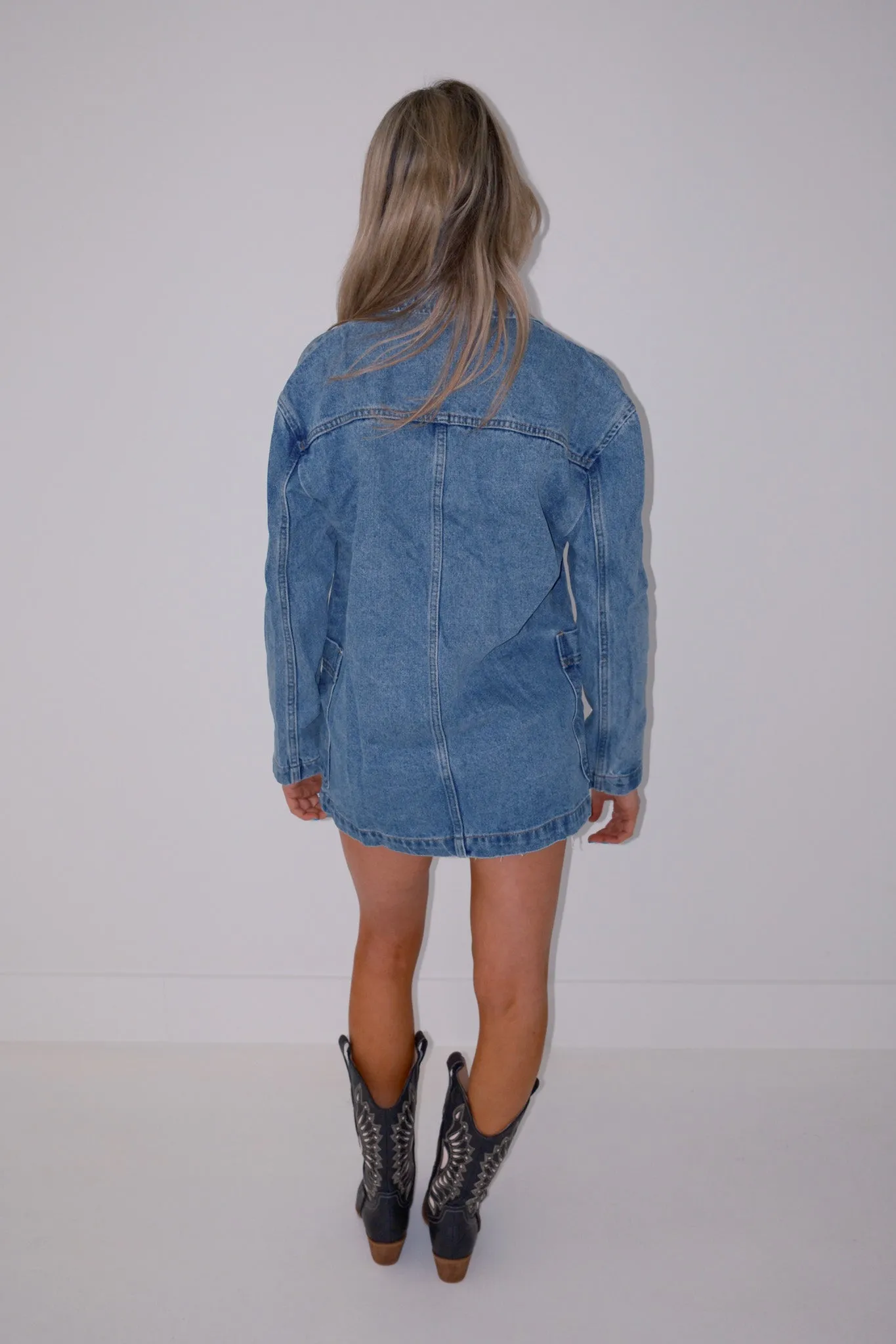 Bryn Denim Blazer - Denim