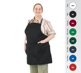 Chef Revival 601BAO-3-WH White Bib Apron
