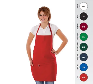 Chef Revival 612BAFH-WH White Bib Apron