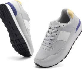 Classic Running Shoes for Men - Lightweight Retro Sneakers with Breathable Upper & Durable Sole for Walking, Jogging, and Casual Wear