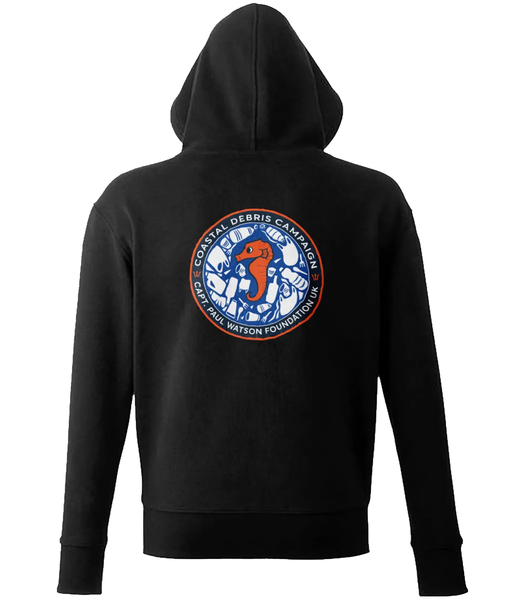 Coastal Debris Campaign Unisex Zip Hoodie