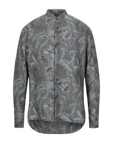 Etro Man Shirt Military green 15 ¾ inches-neck