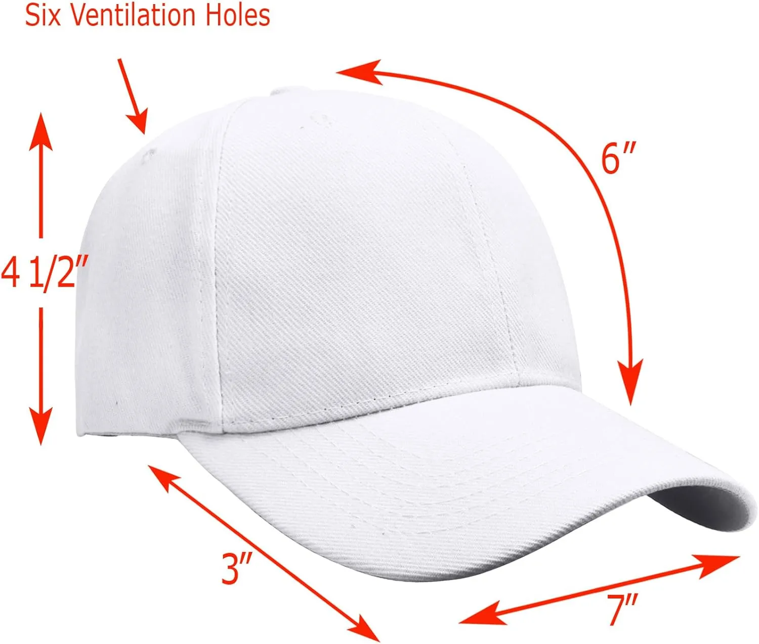 Falari Wholesale Bulk Lot 12-Pack Baseball Cap Adjustable Size Plain Blank Solid Color