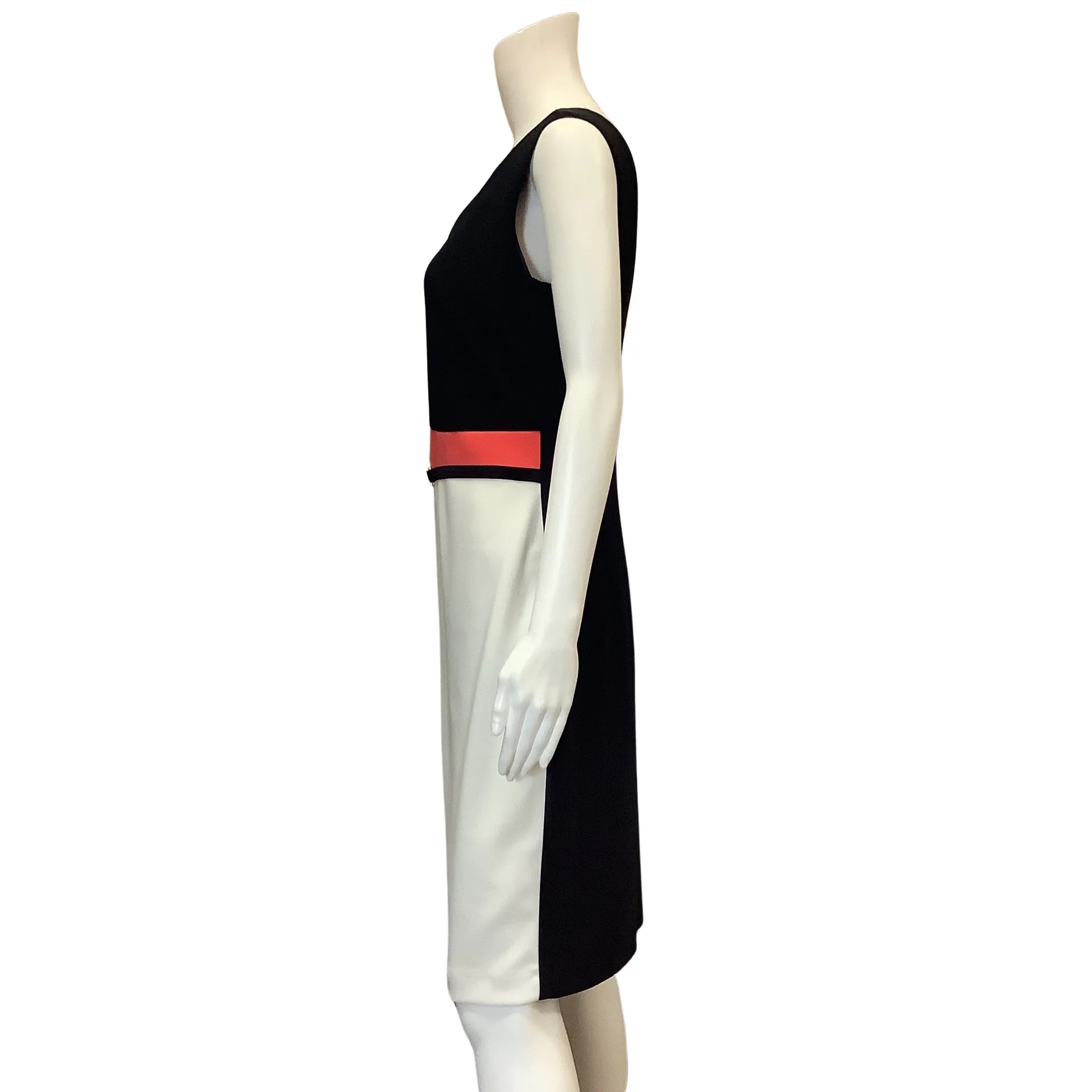Joseph Ribkoff Women's Dress Black and White Size: 10