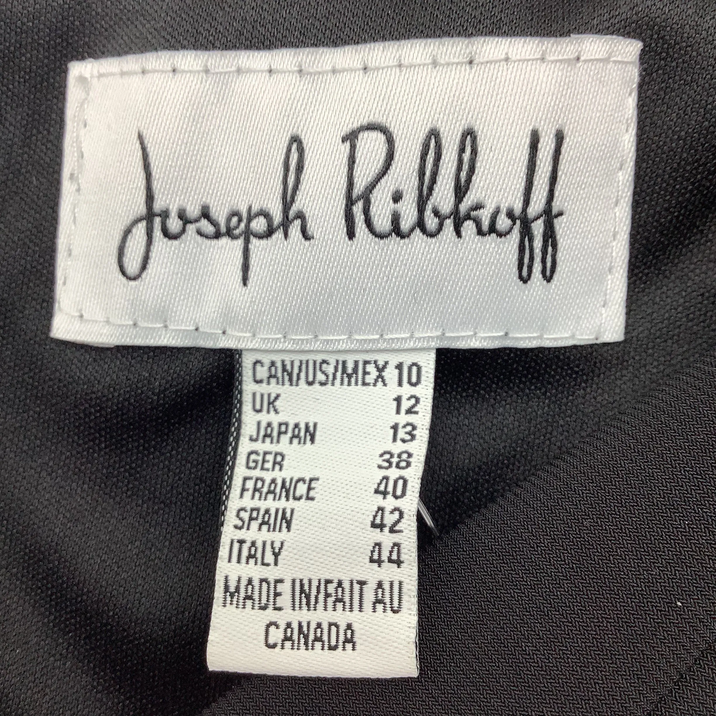 Joseph Ribkoff Women's Dress Black and White Size: 10
