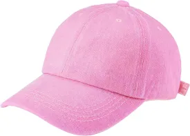 Kids Distresed-Washed Baseball Hat Infant Toddler Baby Boy Girl Hats Distresed for 2-8 Years
