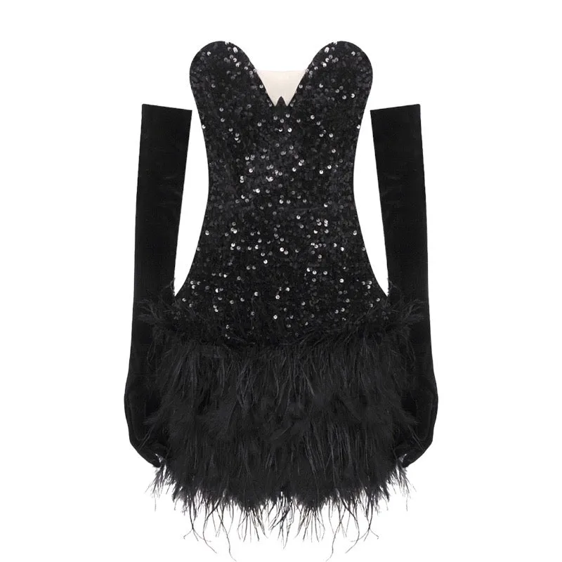 Kornelia Sequined Dress