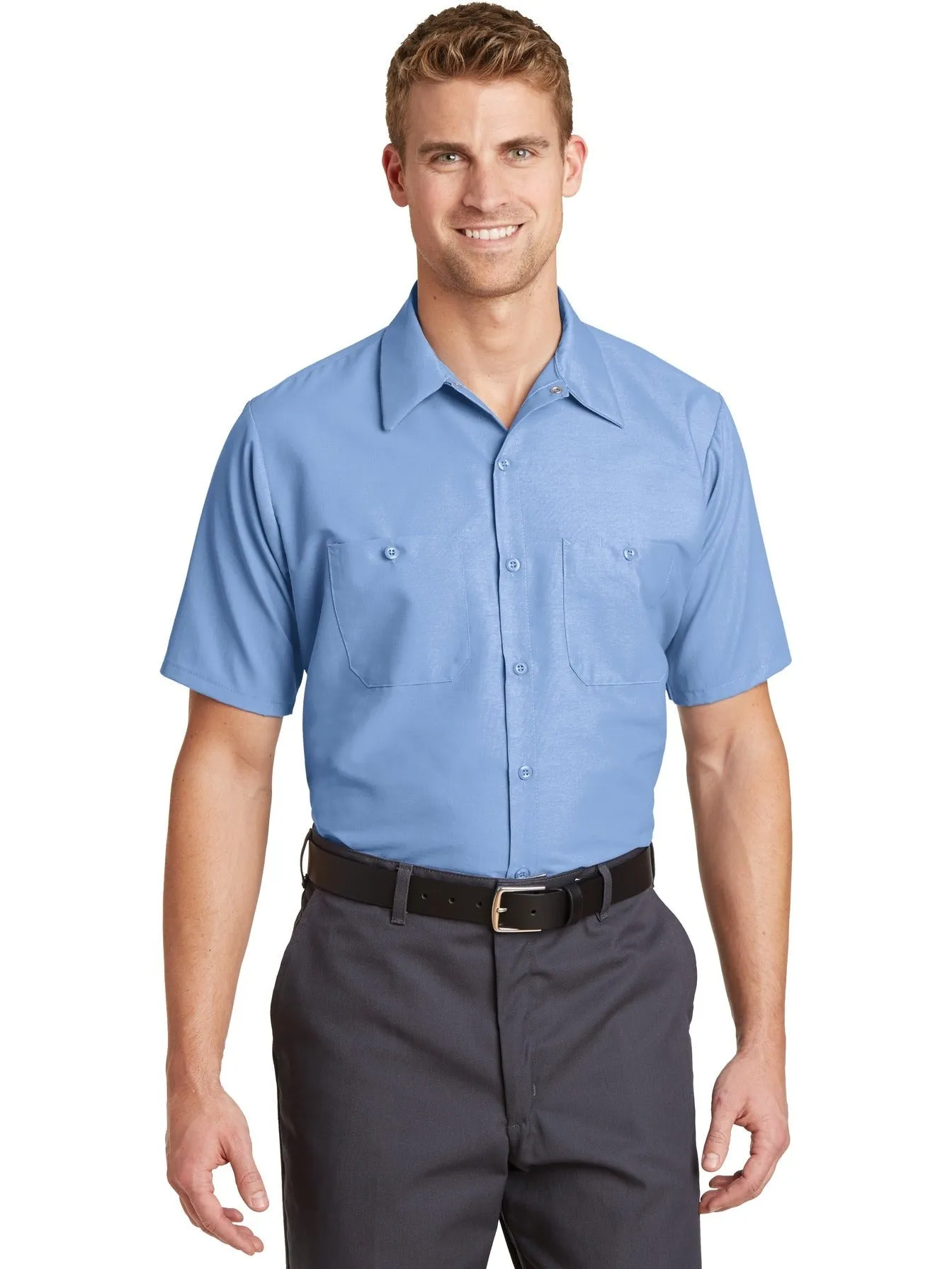 OUTLET-Red Kap Short Sleeve Industrial Work Shirt