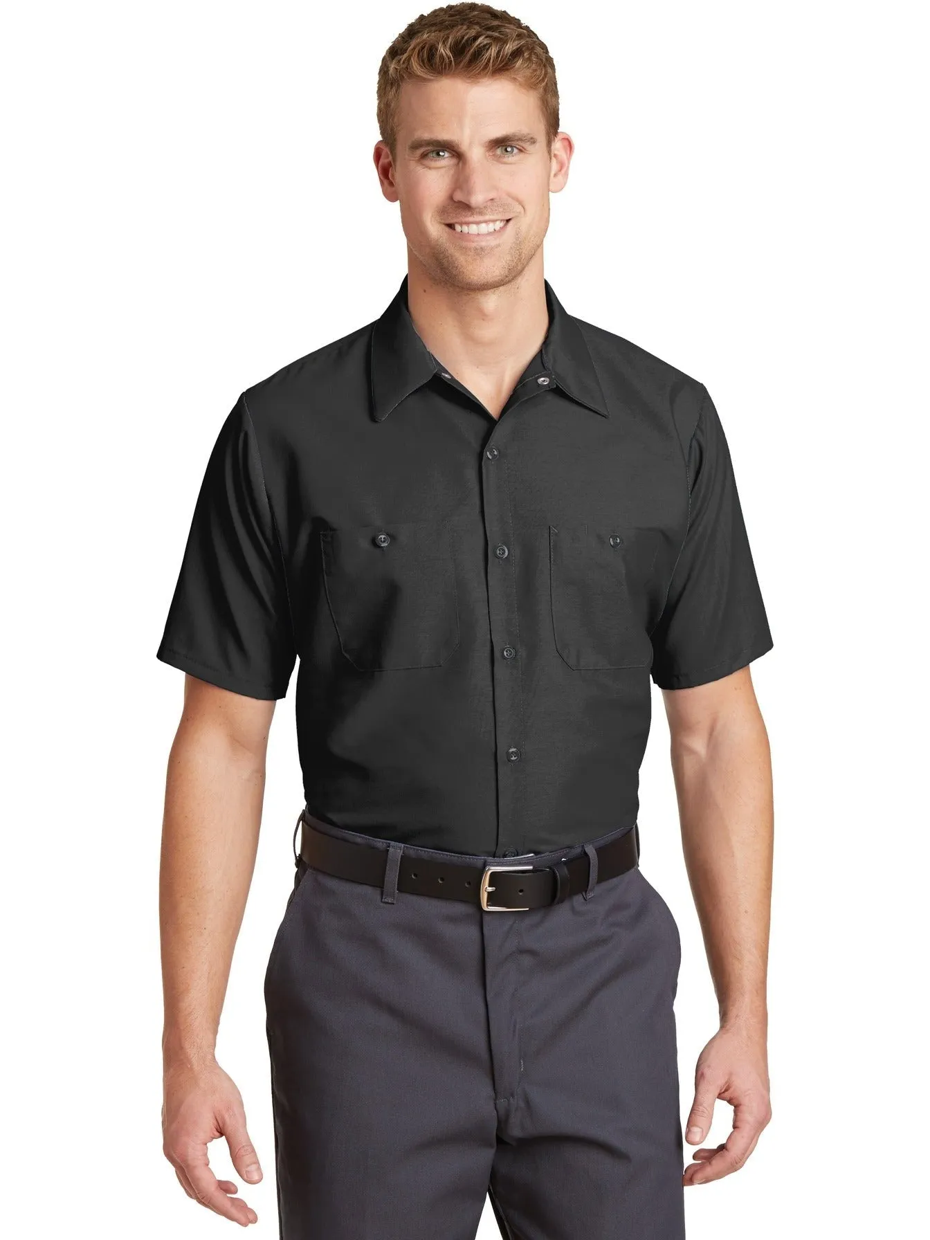 OUTLET-Red Kap Short Sleeve Industrial Work Shirt