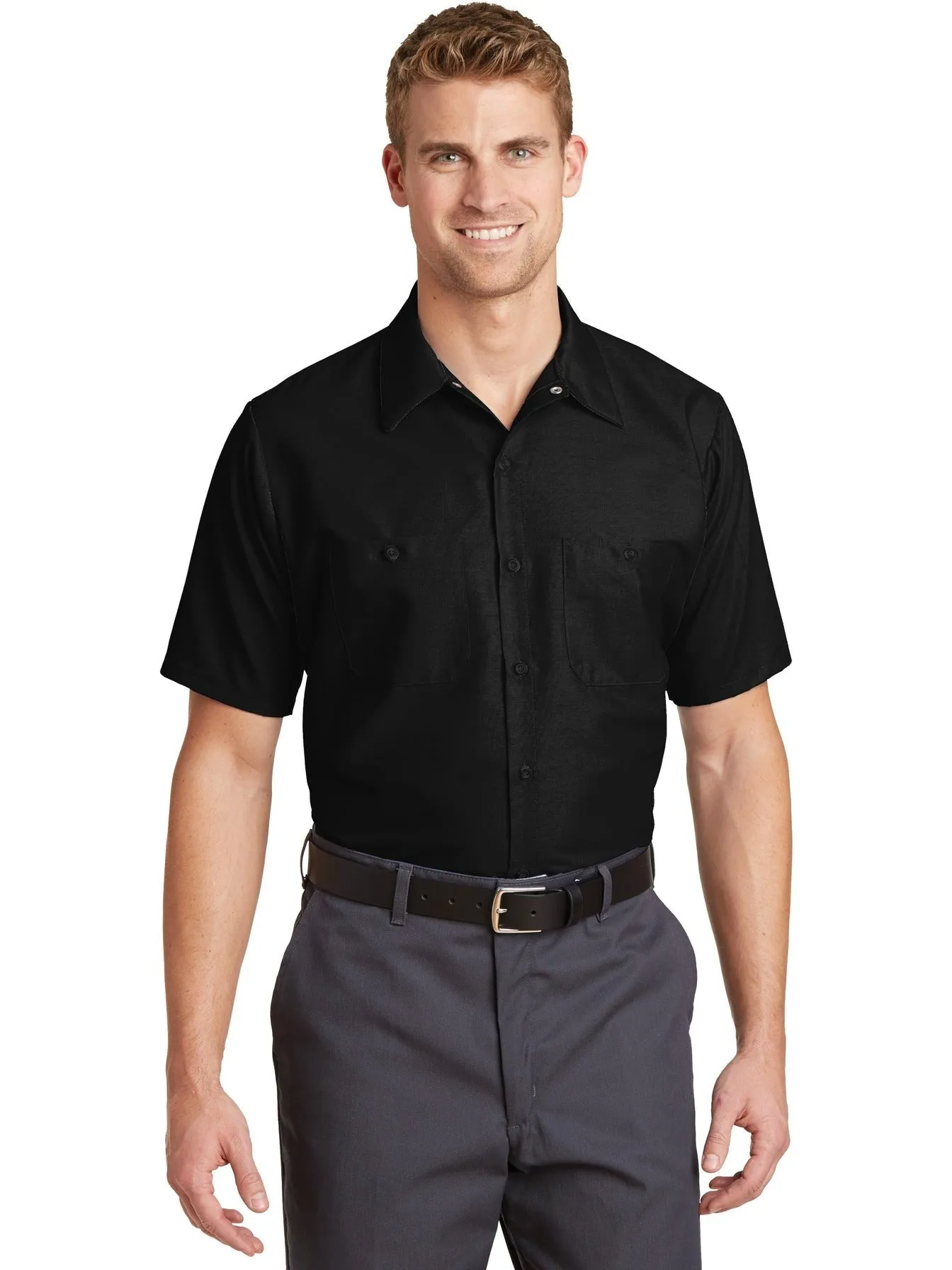 OUTLET-Red Kap Short Sleeve Industrial Work Shirt