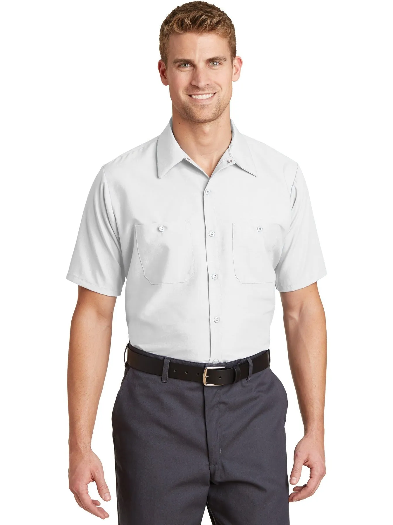 OUTLET-Red Kap Short Sleeve Industrial Work Shirt