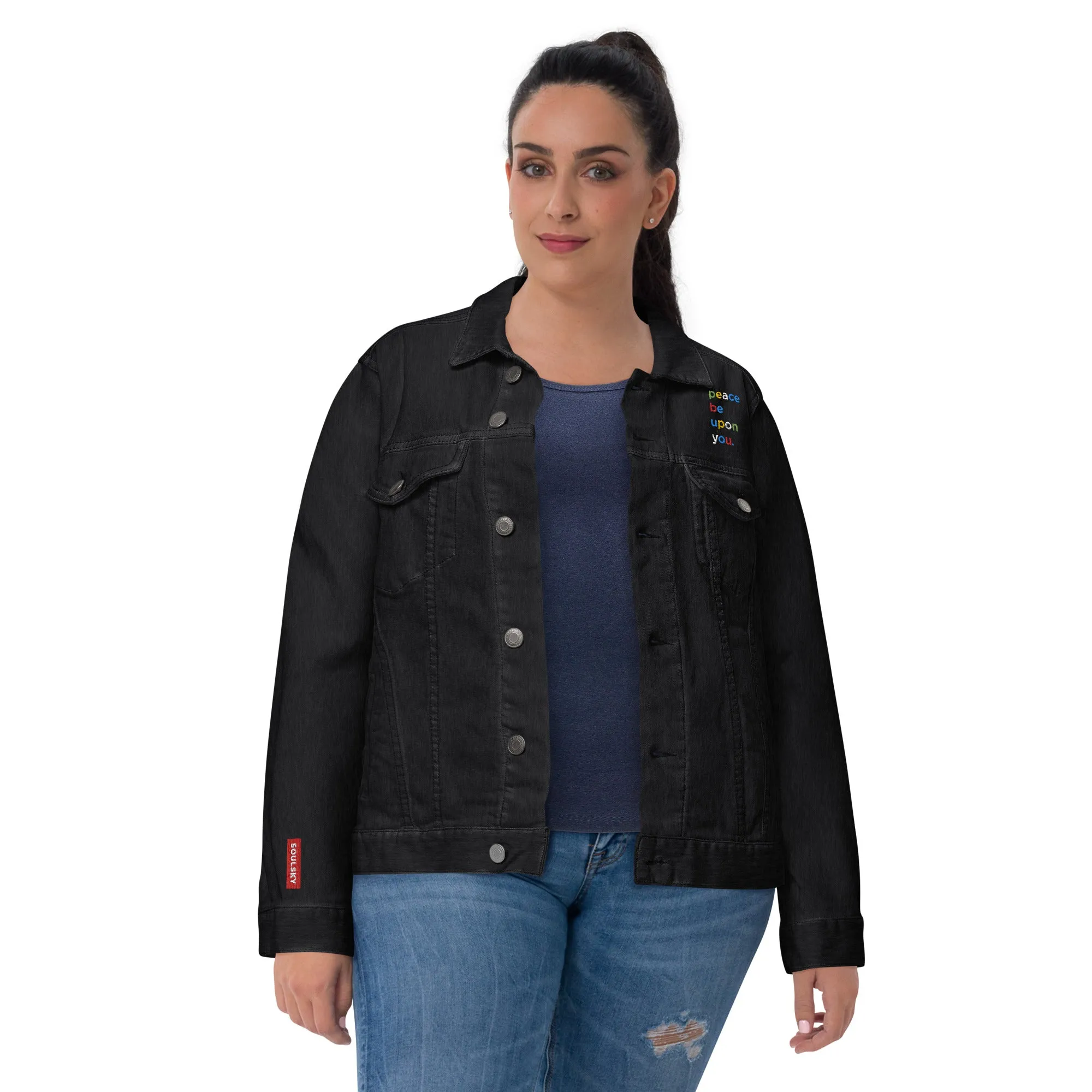 PEACE BE UPON YOU Unisex Denim Jacket