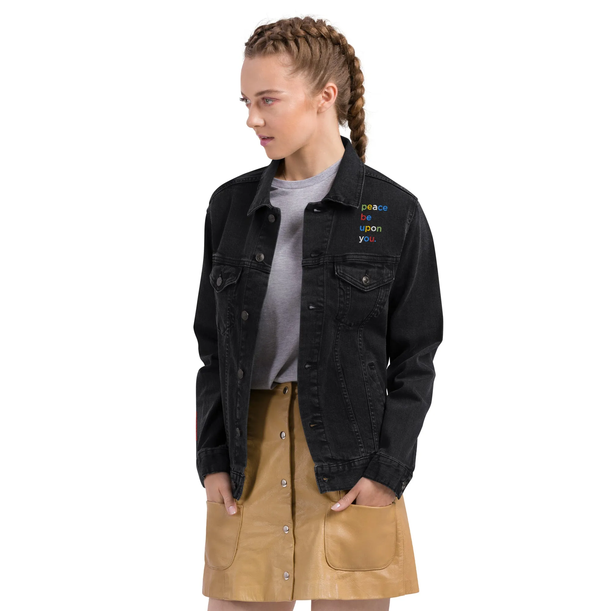 PEACE BE UPON YOU Unisex Denim Jacket