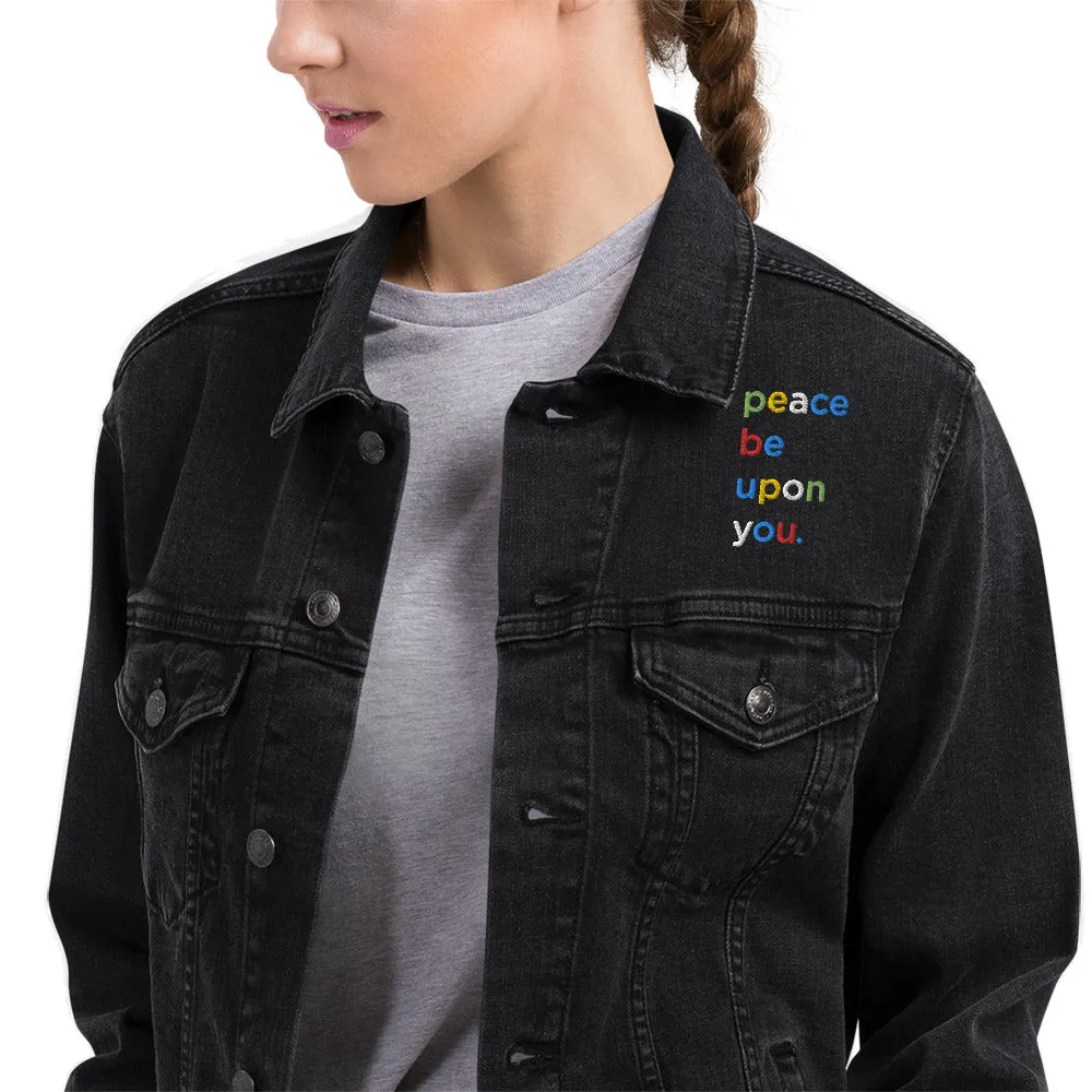 PEACE BE UPON YOU Unisex Denim Jacket