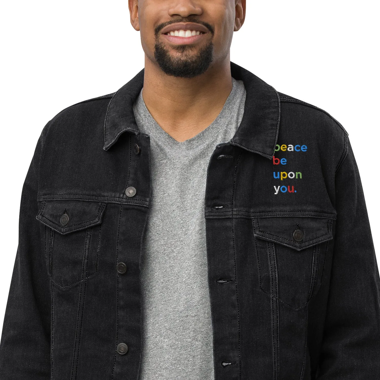 PEACE BE UPON YOU Unisex Denim Jacket
