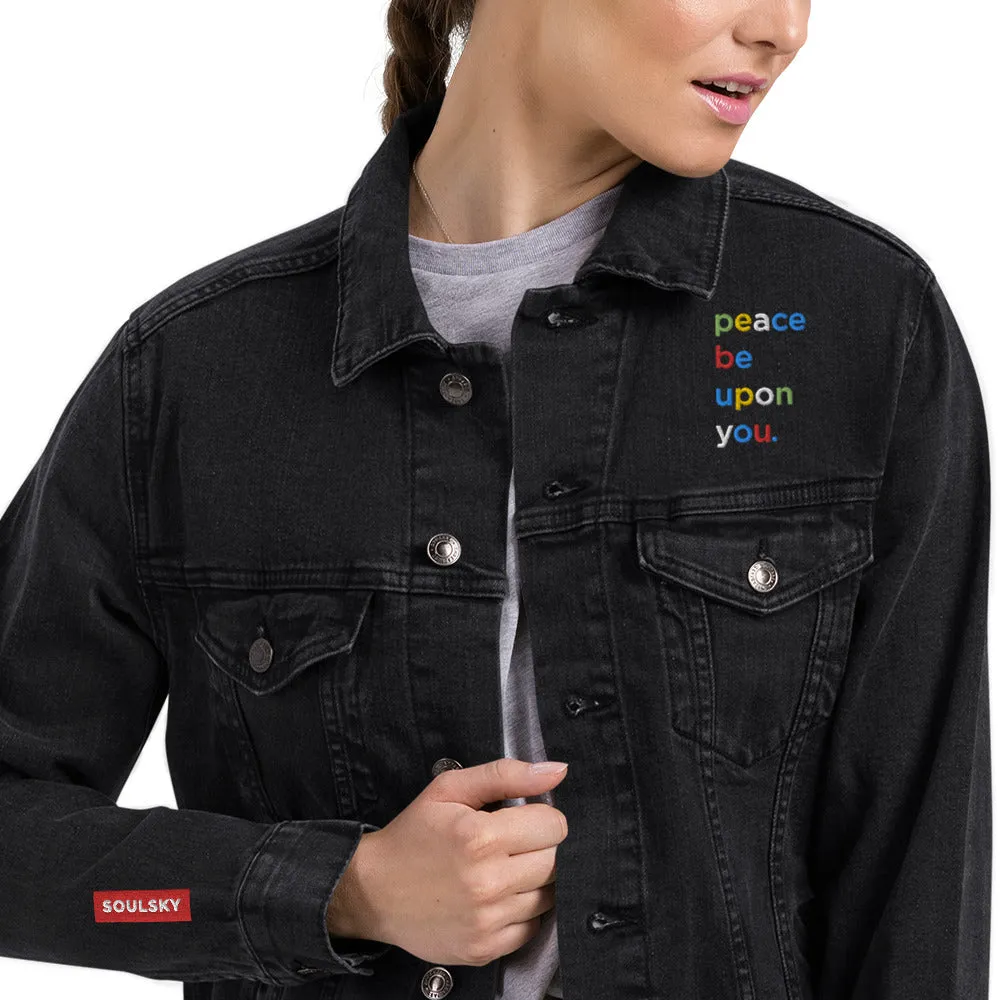 PEACE BE UPON YOU Unisex Denim Jacket
