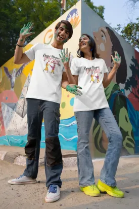 Rango Magar Pyar Se Holi T-shirt for men