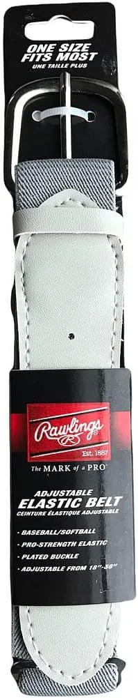 Rawlings | Elastic Game Day Belt | Baseball/Softball | Adult/Youth | Multiple Colors