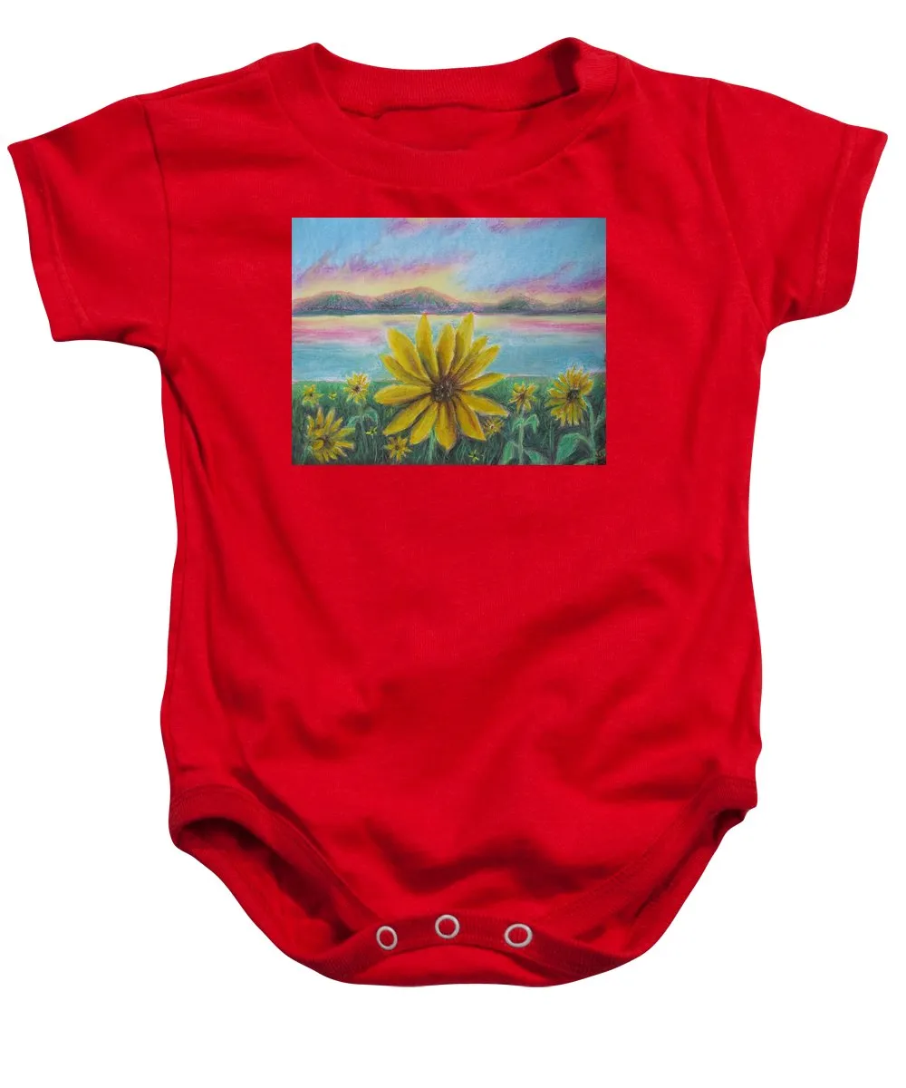 Setting Sunflower - Baby Onesie