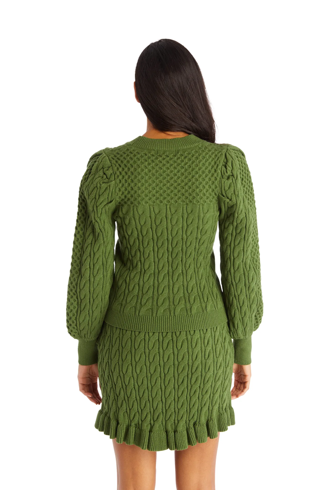 SLOANE MINI SKIRT - MARTINI OLIVE