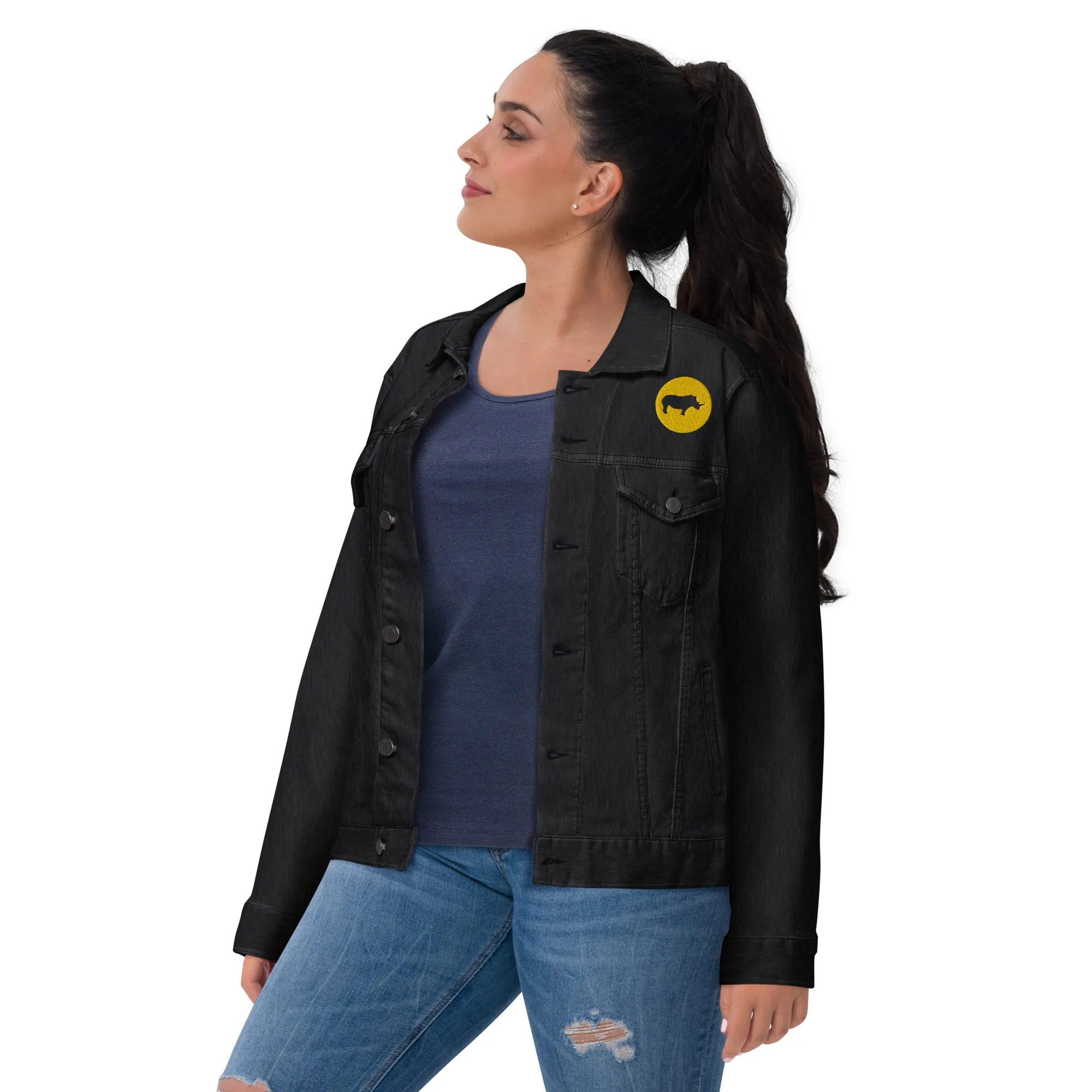 STAY FOCUSED Unisex Denim Jacket