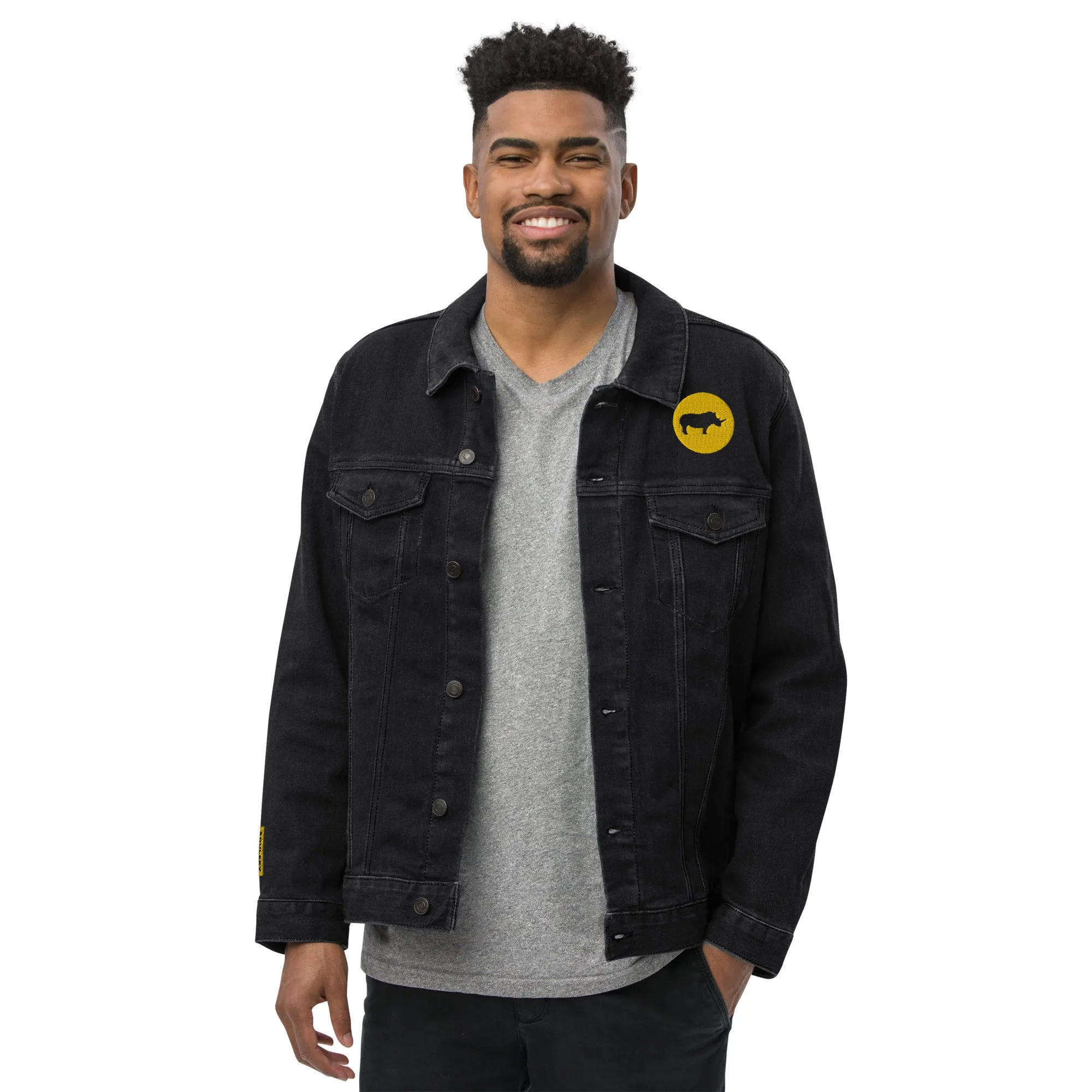 STAY FOCUSED Unisex Denim Jacket