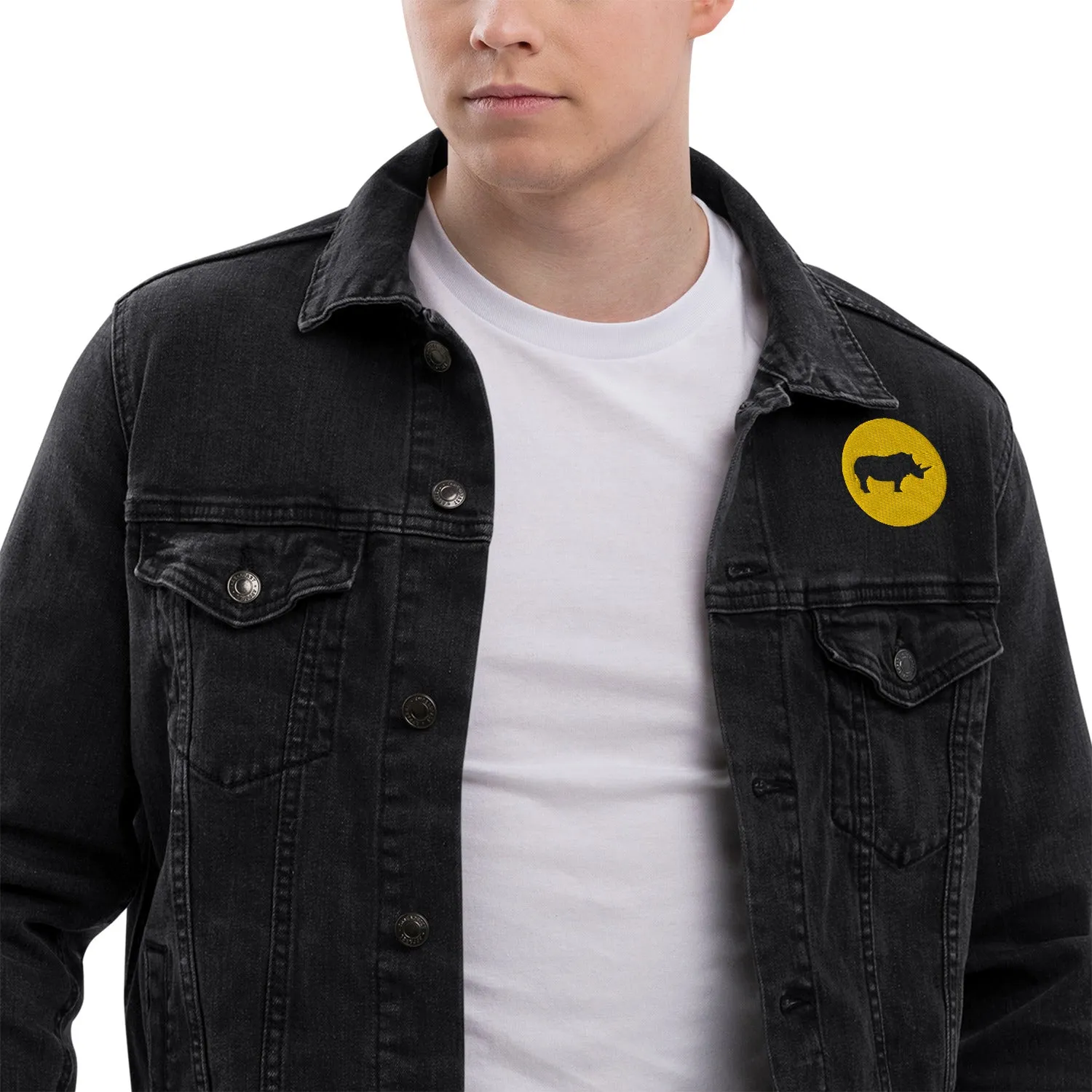 STAY FOCUSED Unisex Denim Jacket