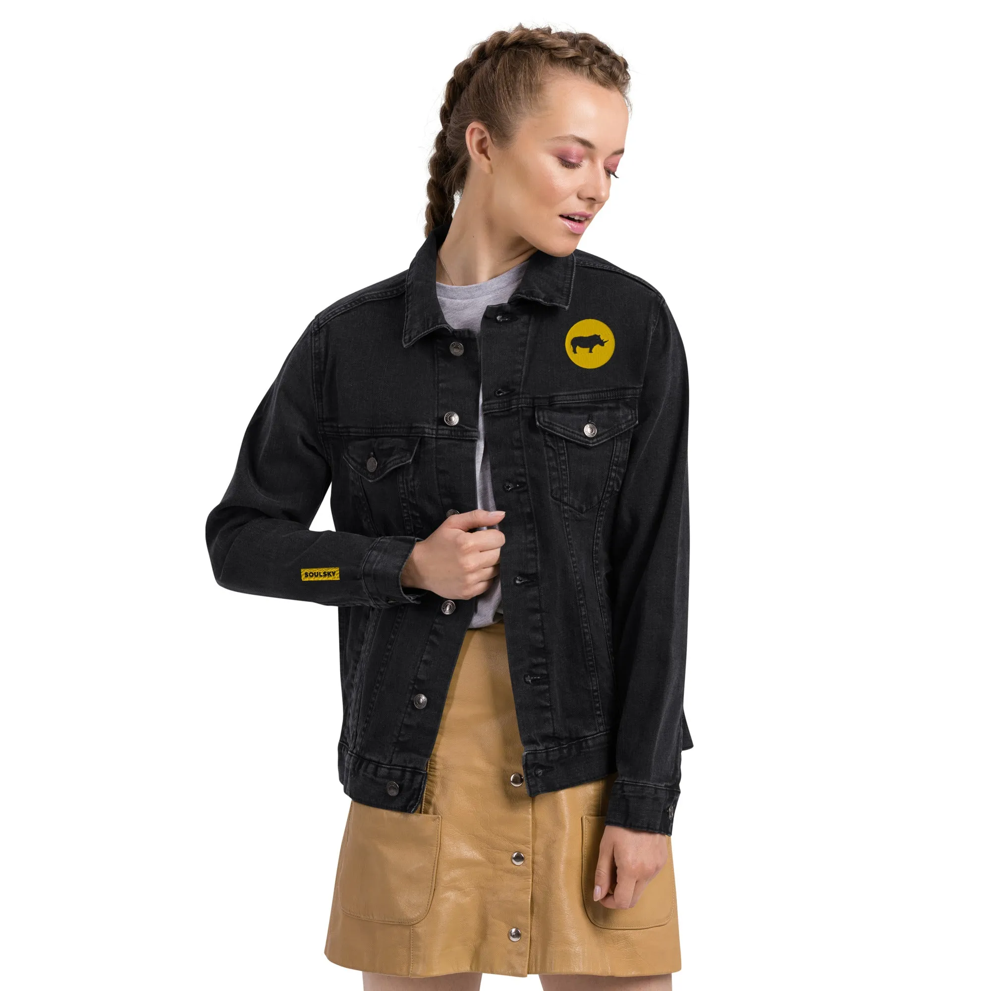 STAY FOCUSED Unisex Denim Jacket