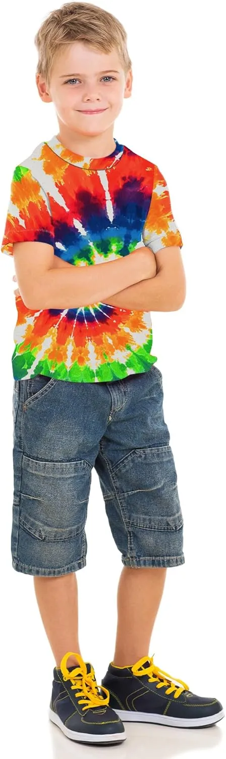 Tiannee Printed Boys T-Shirt, Kids' T-Shirt for Boys, Lightweight Tee for Kids