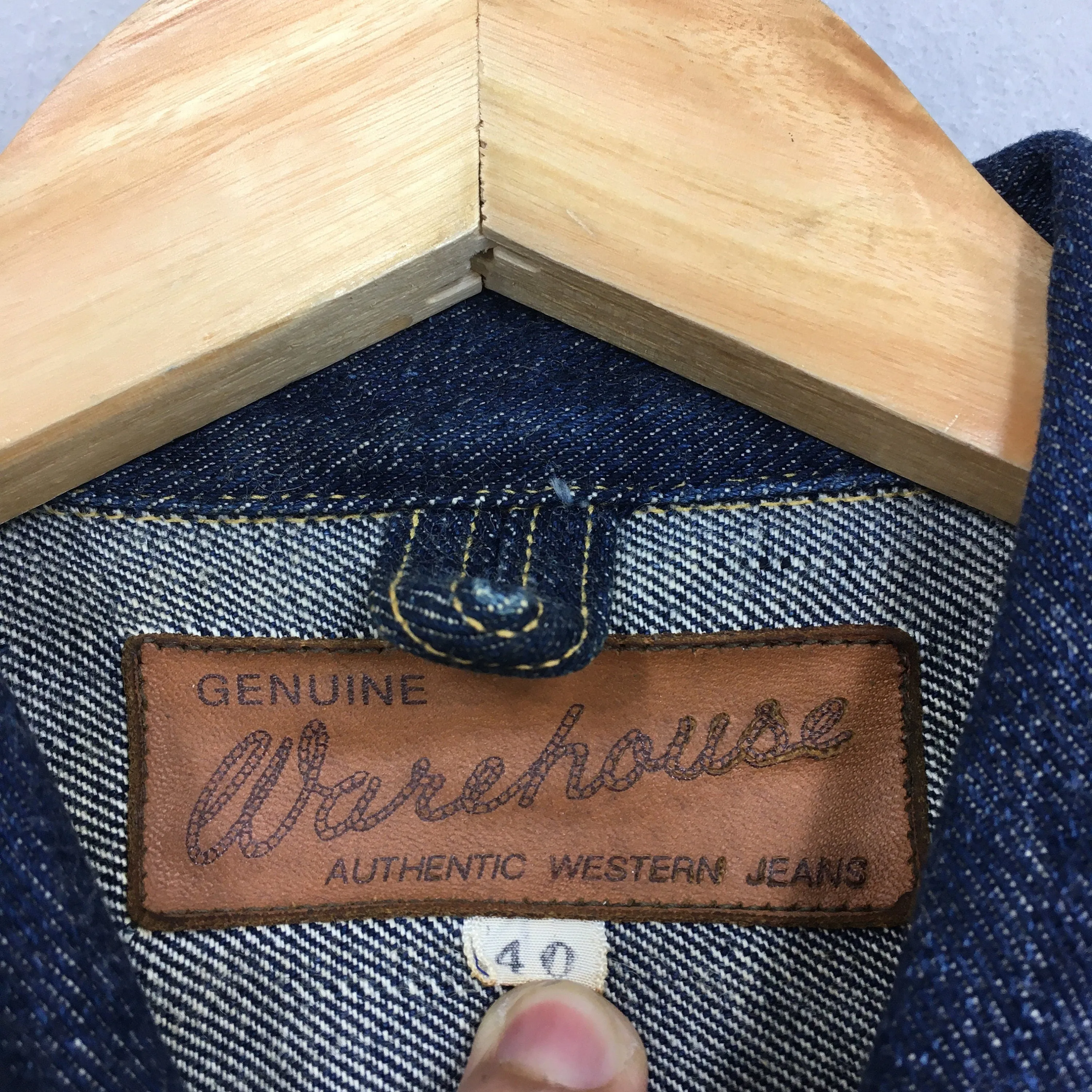 Warehouse Japan Jeans Trucker Jacket Small