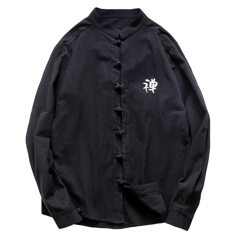 WLS Kuraun Long Sleeve Shirt Black