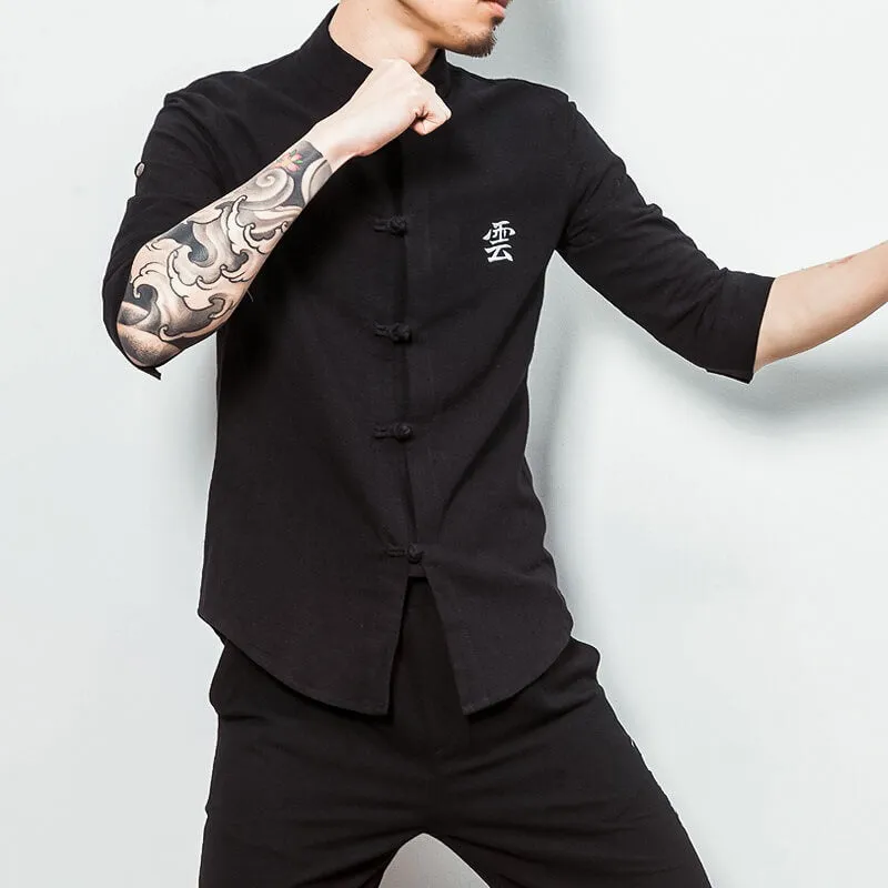 WLS Kuraun Long Sleeve Shirt Black