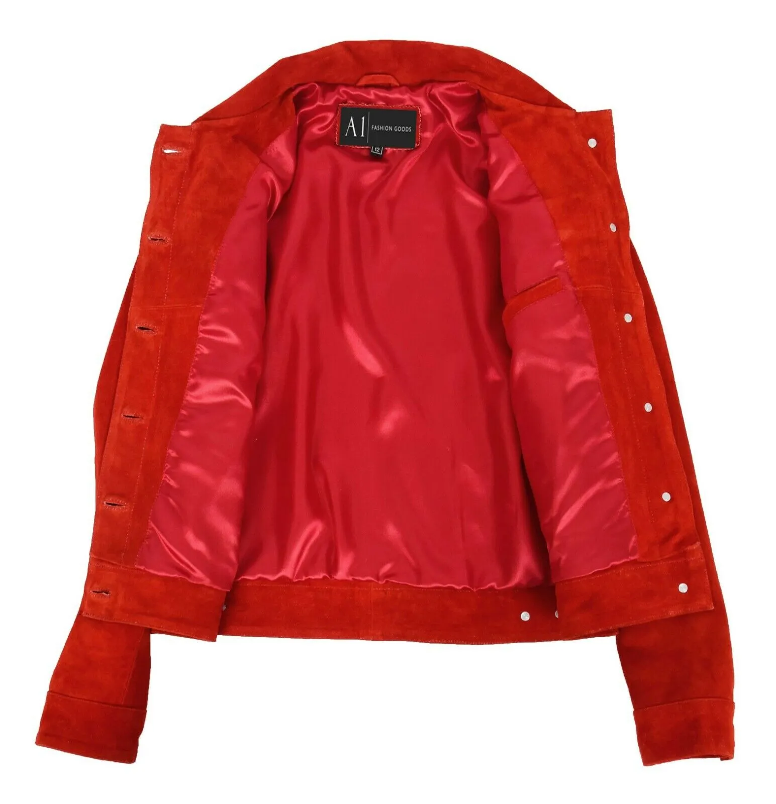 Womens Denim Biker Style Jacket