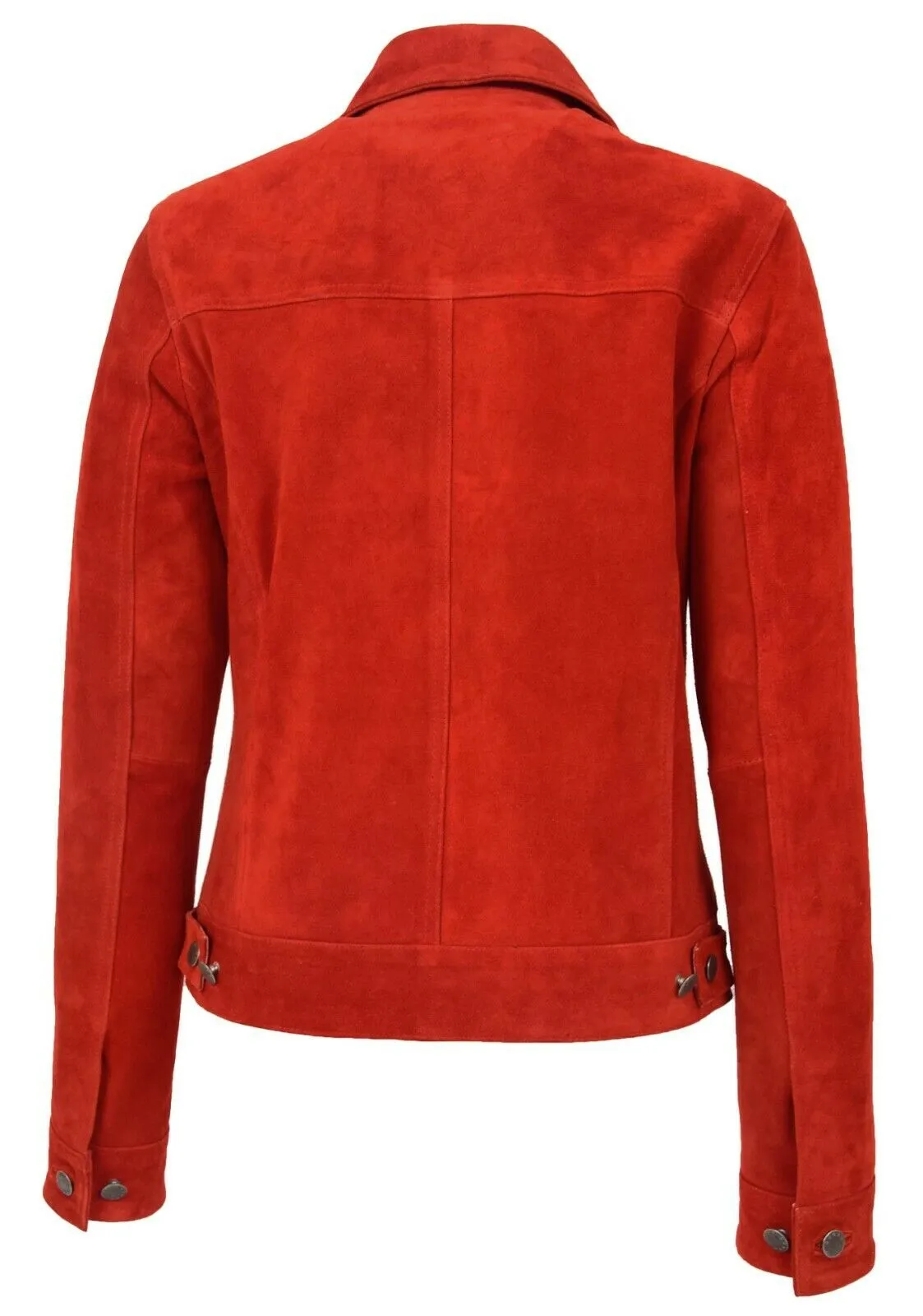 Womens Denim Biker Style Jacket